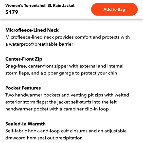 Patagonia Torrentshell 3L Rain Jacket - Picture 8 of 8